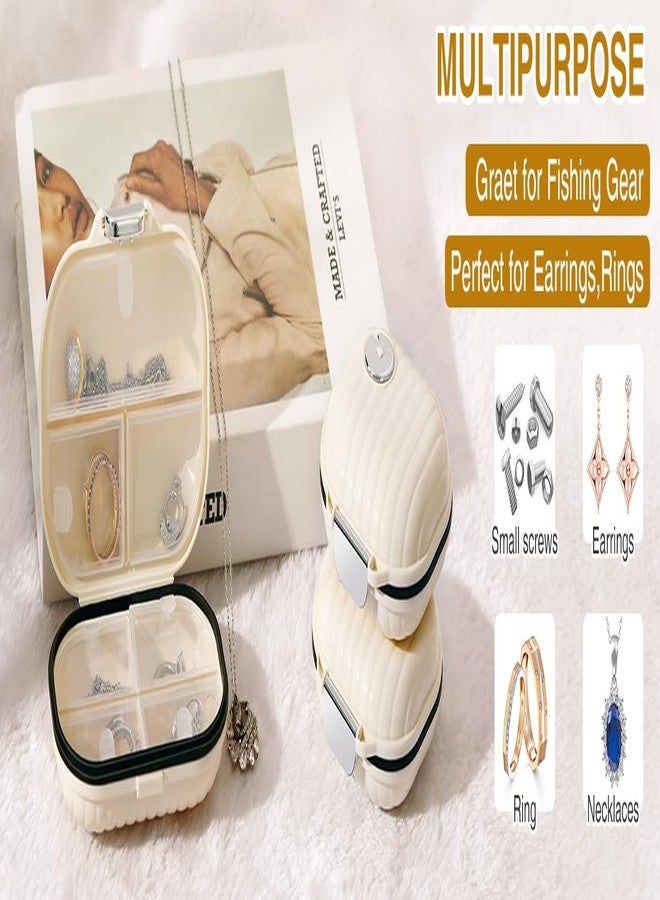 Bitnex منظم حبوب السفر من Bitnex، علبة حبوب محمولة لمدة 7 أيام، صندوق أدوية، علبة حبوب سفر محمولة أسبوعية مع حجرات كبيرة، علبة حبوب مقاومة للرطوبة للفيتامينات والأدوية والحبوب والمكملات الغذائية - Image 5